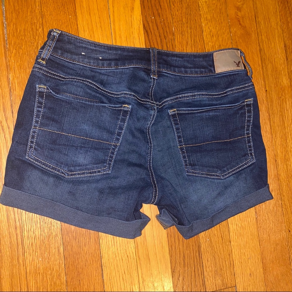 American eagle midi shorts super stretch size 2